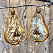 Load image into Gallery viewer, Pear Half Tree Bauble Duo