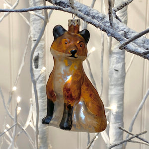 Red Fox Tree Bauble