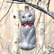 Load image into Gallery viewer, Vintage Cat with Bow Decoration