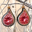 Load image into Gallery viewer, Fig Half Tree Bauble Duo