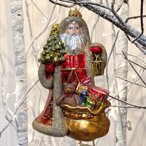Santa with Gifts Decoration