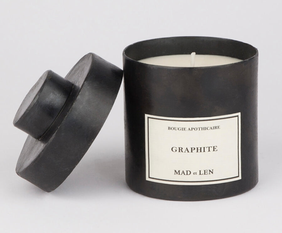 Graphite Candle by Mad et Len
