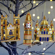 Load image into Gallery viewer, Big Ben Embroidered Tree Decoration