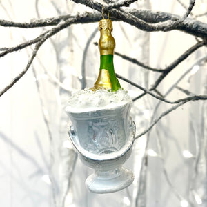 Champagne on Ice Tree Ornament