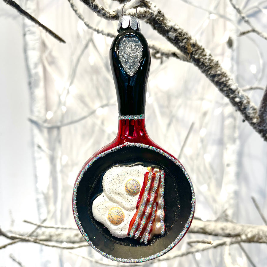 Breakfast Frying Pan Tree Bauble