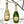 Load image into Gallery viewer, Champagne Bottles Tree Bauble Duo
