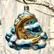 Load image into Gallery viewer, Moon in the Clouds Tree Decoration
