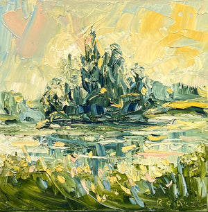 Sunset, Blenheim Lake