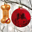 Load image into Gallery viewer, Dog Bowl &amp; Bone Tree Ornament Set
