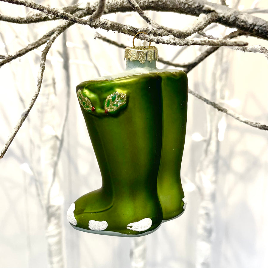 Green Wellies Tree Ornament