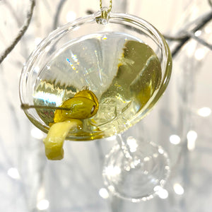 Classic Martini Cocktail Tree Ornament