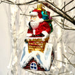 Load image into Gallery viewer, Santa on the Roof Decoration
