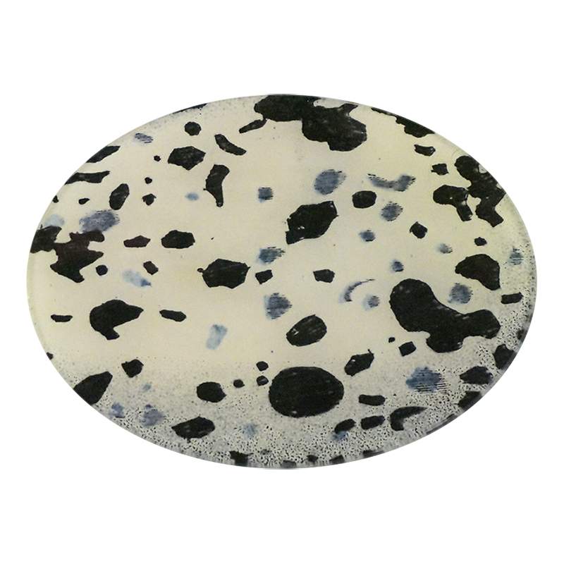 Black & White Speckled Egg Platter by John Derian