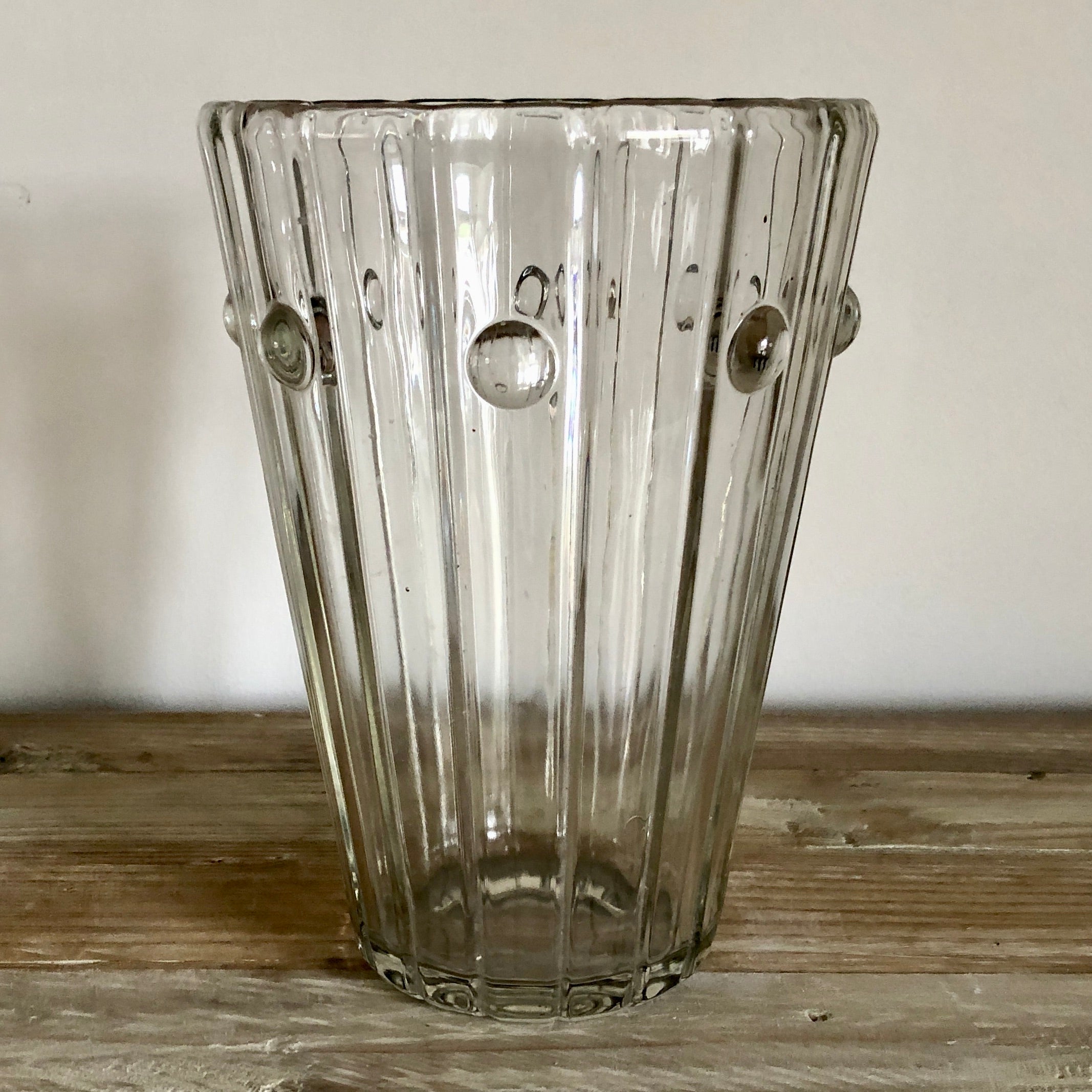 French Art Deco Glass Bobble Vase – Catesbys