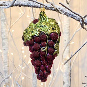 Red Grape Bunch Tree Bauble