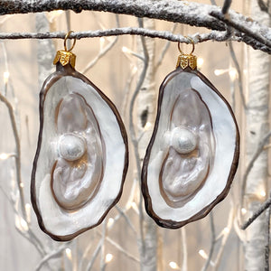 Oyster Tree Bauble Duo