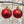 Load image into Gallery viewer, Pomegranate Half Tree Bauble Duo
