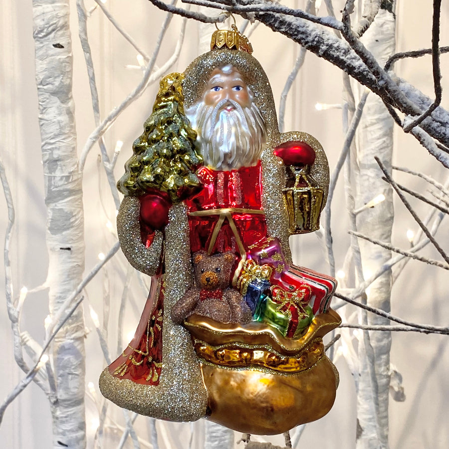 Santa with Gifts Decoration