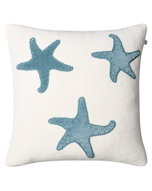 Starfish Blue & White Cushion by Chhatwal & Jonsson