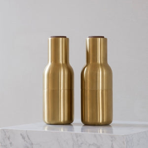 Brass Bottle Grinders Set by Menu