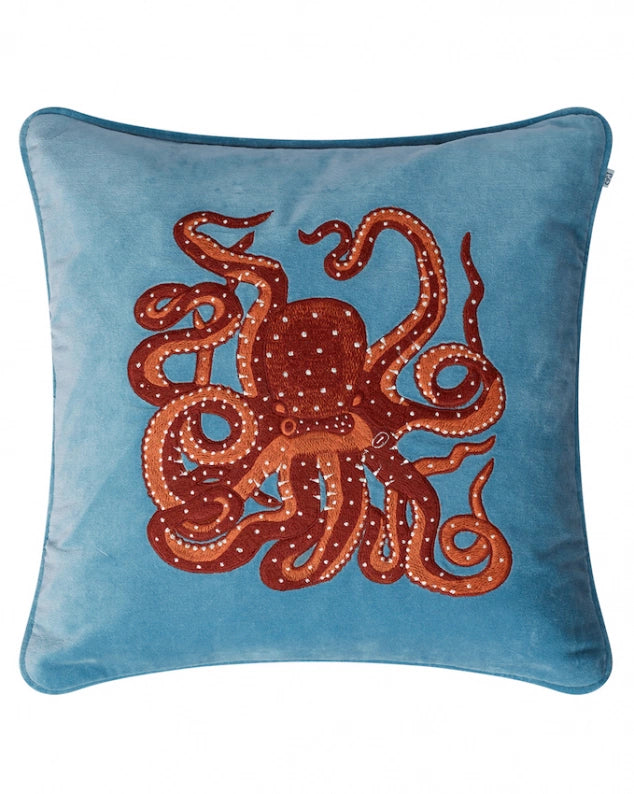 Octopus Blue Cushion by Chhatwal & Jonsson