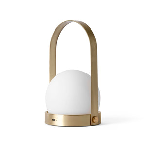 Carrie Cordless Lamp - Brushed Brass by Menu